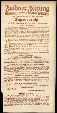Ausgabe vom Mittwoch, den 26. Juli 1916.
