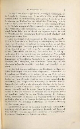 Handbuch der gerichtlichen Medicin, 4. Die gerichtliche Psychopathologie