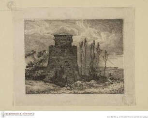 Turm in der Campagna Romana