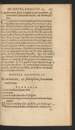 Novell. Constit. LI. - Novel. Constit. LX.