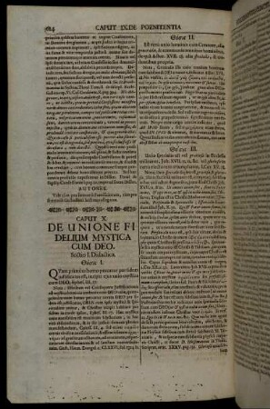 Caput X. De Unione Fidelium Mystica Cum Deo.
