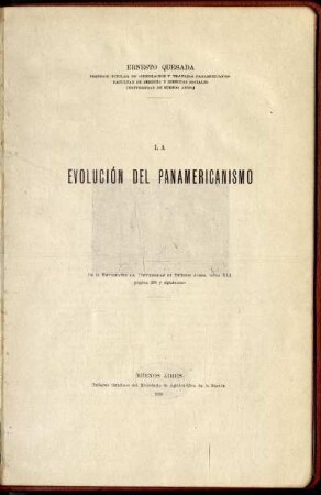 La evolución del panamericanismo