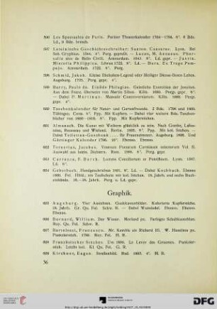 Graphik (Nr. 605-643)