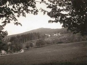 Isergebirge. Hochstein (1058 m, zum Hohen Iserkamm gehörend) bei Schreiberhau)