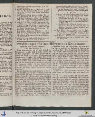 Erzählungen für den Bürger und Landmann.