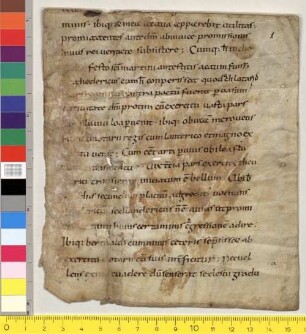Chronicon - Studienbibliothek Dillingen XV Fragm. 1