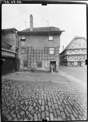 Schmalkalden, Braugasse. Wohnhaus. Seitenfront