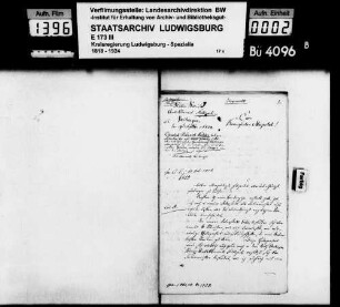Gesuch des Seilers Christoph Friedrich Kohler von Calw um Aufnahme in das Bürger- oder Beisitzrecht zu Vaihingen a.d. Fildern