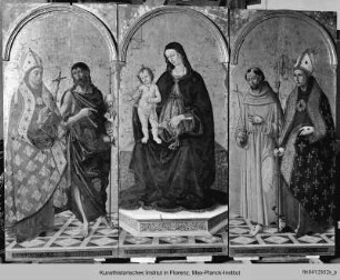 Madonna und Kind zwischen Heiligen