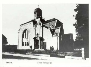 Rastatt, RA; Neue Synagoge, Außenansicht