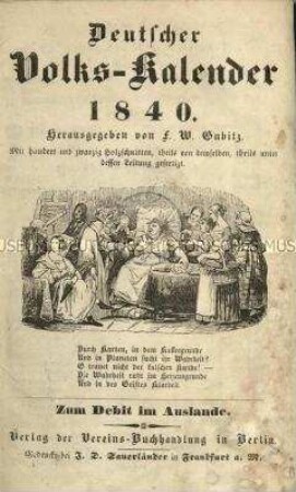 Deutscher Volkskalender. Jg. 1840