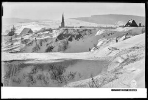 Altenberg im Erzgebirge mit Schnee