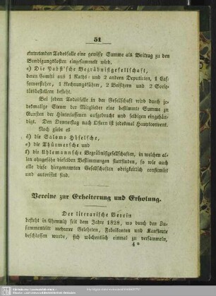 Vereine zur Erheiterung und Erholung