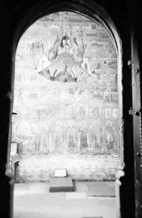 Voronet: Klosterkirche, Fresken im Vorraum