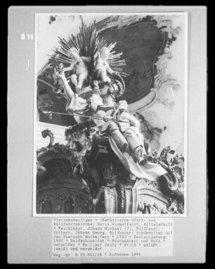 Gnadenaltar mit den Vierzehn Nothelfern — Heiliger Georg