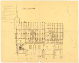 Rathaus, Duderstadt: Schnitt 1:100