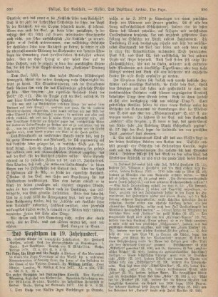589-596 Das Papstthum im 19. Jahrhundert