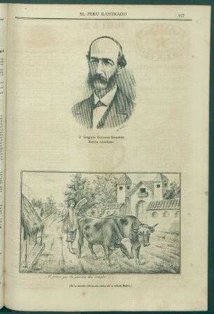 [Retrato de] D. Gregorio Gutiérrez González. : Escritor colombiano.