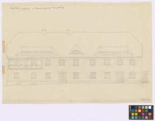 Hermannswaldau ([Landkreis Goldberg] Kreis Goldberg): Berghof. Haupthaus (Seiten-Ansicht)