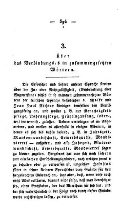 Über das Verbindungs-s in zusammengesetzten Wörtern