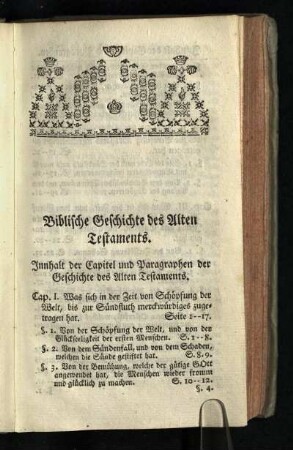 Biblische Geschichte des Alten Testamentes