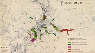 Stadt Siegen, Strukturdaten Stadt Siegen - Gewerbe- und Industriestruktur