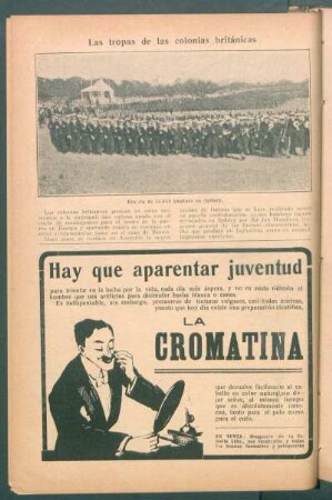 Las tropas de las colonias británicas