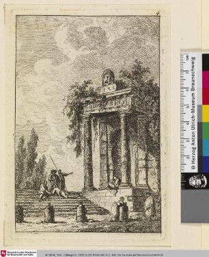 [Die Treppe zu den vier Säulen; L'escalier aux quatre bornes]