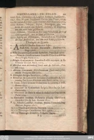 Theologici in Quarto.