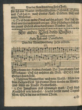 Von der Menschwerdung Jesu Christi.