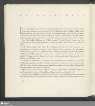 Rechenschaft