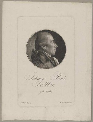Bildnis des Johann Paul Sattler