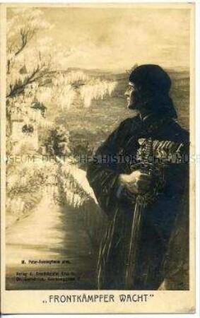 Postkarte eines österreichischen Frontkämpfer-Bundes