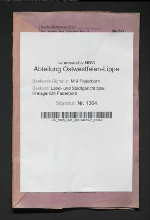 Erblasser: Timmermann, Anna Katharina, geb. Feige; Ehepartner: Timmermann, Hermann: