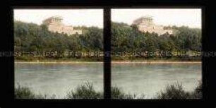 Blick auf Walhalla über Donau