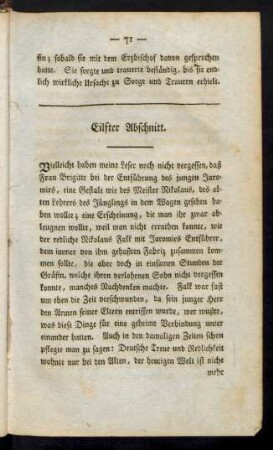 Eilfter Abschnitt. - Zwanzigster Abschnitt.
