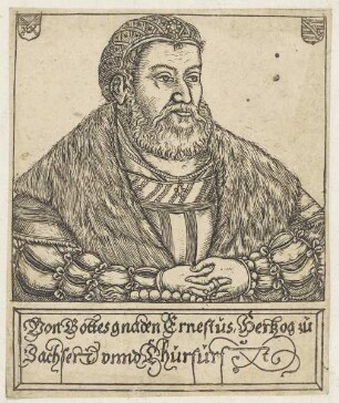 Bildnis des Kurfürsten Ernst von Sachsen