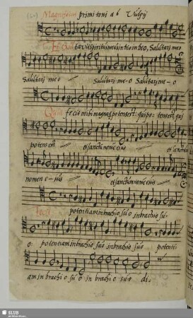 Vulpius, Melchior: Magnificat in 1.Ton (dorisch)