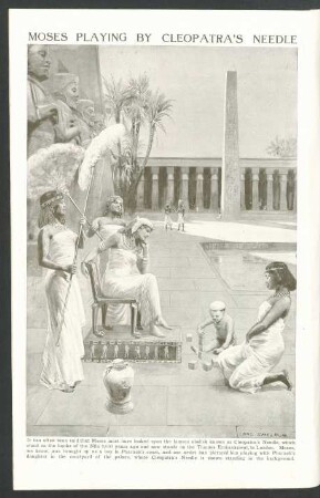 Tafel: Moses playing by Cleopatra's Needle