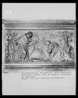 Hochaltar, Detail: Noli me tangere