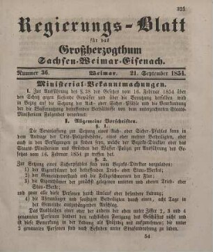 Nr. 36 : 21. September 1854