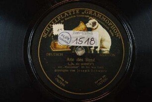 Arie des René : ("Ja, du warst's"); aus "Maskenball", III. Akt / von Verdi