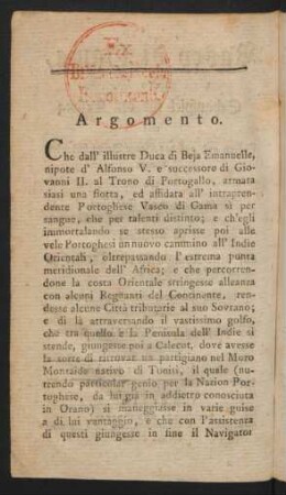 Argomento = Inhalt