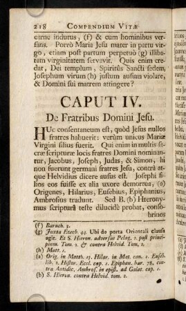 218-223, Caput IV - V