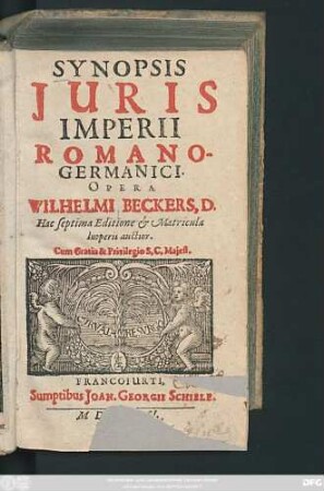 Synopsis Iuris Imperii Romano-Germanici