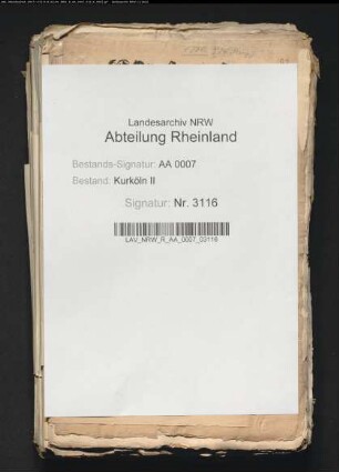 Gedruckte kurkölnische Edikte und Verordnungen