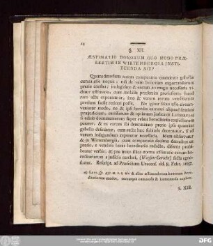 §. XII. Aestimatio Bonorum Quo Modo Praesertim In Wirtembergia Instituenda Sit?