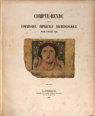 Compte rendu de la Commission Impériale Archéologique : pour l'année ... 1865,[1] = Text