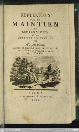 Reflexions Sur Le Maintien Et Sur Les Moyens D'En Corriger Les Defauts