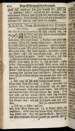 XXXIX. Vom Geheimniß des Creutzes. - XLV. Von der Freudigkeit des Glaubens.